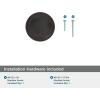 Amerock Enlivity 1-1/4 inch (32mm) Diameter Golden Champagne Cabinet Knob, BP37720BBZ(Oil Rubbed Bronze)