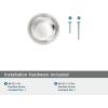 Amerock Enlivity 1-1/4 inch (32mm) Diameter Golden Champagne Cabinet Knob, BP37720BBZ(Polished Nickel)