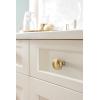 Amerock Faraday 2 inch (51mm) Length Matte Black Cabinet Knob, BP37741MB(Golden Champagne)
