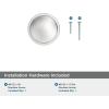 Amerock Faraday 2 inch (51mm) Length Matte Black Cabinet Knob, BP37741MB(Polished Chrome)