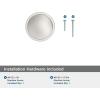 Amerock Faraday 2 inch (51mm) Length Matte Black Cabinet Knob, BP37741MB(Satin Nickel)