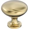 Amerock | Cabinet Knob | Oil Rubbed Bronze | 1-1/4 inch (32 mm) Diameter | Edona | 10 Pack | Drawer Knob | Cabinet Hardware(Polished Brass)