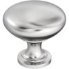 Amerock | Cabinet Knob | Oil Rubbed Bronze | 1-1/4 inch (32 mm) Diameter | Edona | 10 Pack | Drawer Knob | Cabinet Hardware(Polished Chrome)