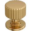 Amerock Ballard 1 inch (25mm) Diameter Matte Black Cabinet Knob, BP37640MB(Champagne Bronze)