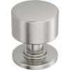 Amerock Balon 1 inch (25mm) Diameter Champagne Bronze Cabinet Knob, BP37480CZ(Satin Nickel)