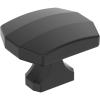 Amerock Bellamy 1-1/2 inch (38mm) Length Champagne Bronze Cabinet Knob, BP36687CZ(Matte Black)