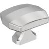 Amerock Bellamy 1-1/2 inch (38mm) Length Champagne Bronze Cabinet Knob, BP36687CZ(Polished Chrome)