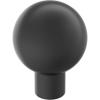 Amerock Coble 1-1/8 inch (29mm) Diameter Oil-Rubbed Bronze Cabinet Knob, BP37660ORB(Matte Black)