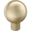 Amerock Collet 1-1/8 inch (29mm) Diameter Satin Nickel Cabinet Knob, BP37680G10(Golden Champagne)