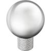 Amerock Collet 1-1/8 inch (29mm) Diameter Satin Nickel Cabinet Knob, BP37680G10(Polished Chrome)