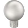 Amerock Collet 1-1/8 inch (29mm) Diameter Satin Nickel Cabinet Knob, BP37680G10(Satin Nickel)