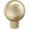 Amerock Cowrie 1-1/8 inch (29mm) Diameter Polished Chrome Cabinet Knob, BP3770026(Golden Champagne)