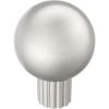 Amerock Cowrie 1-1/8 inch (29mm) Diameter Polished Chrome Cabinet Knob, BP3770026(Satin Nickel)
