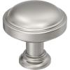 Amerock Enlivity 1-1/4 inch (32mm) Diameter Golden Champagne Cabinet Knob, BP37720BBZ(Satin Nickel)