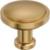 Amerock Faircrest 2 inch (51mm) Length Satin Nickel Cabinet Knob, BP37461G10(Champagne Bronze)