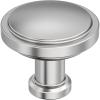 Amerock Faircrest 2 inch (51mm) Length Satin Nickel Cabinet Knob, BP37461G10(Polished Chrome)