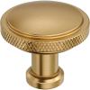Amerock Faraday 2 inch (51mm) Length Matte Black Cabinet Knob, BP37741MB(Champagne Bronze)