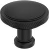 Amerock Faraday 2 inch (51mm) Length Matte Black Cabinet Knob, BP37741MB(Matte Black)