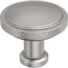 Amerock Faraday 2 inch (51mm) Length Matte Black Cabinet Knob, BP37741MB(Satin Nickel)