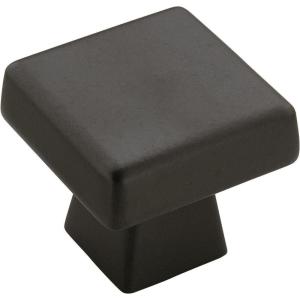 Amerock | Cabinet Knob | Black Bronze | 1-5/8 inch (41 mm) Diameter | Blackrock | 1 Pack | Drawer Knob | Cabinet Hardware(Black Bronze)