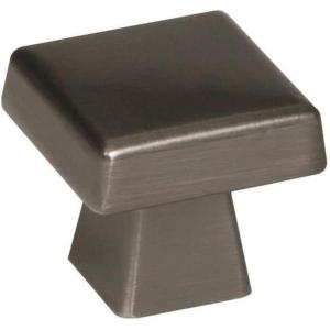 Amerock | Cabinet Knob | Black Bronze | 1-5/8 inch (41 mm) Diameter | Blackrock | 1 Pack | Drawer Knob | Cabinet Hardware(Gunmetal)