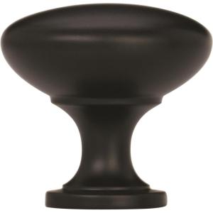 Amerock | Cabinet Knob | Oil Rubbed Bronze | 1-1/4 inch (32 mm) Diameter | Edona | 10 Pack | Drawer Knob | Cabinet Hardware(Matte Black)