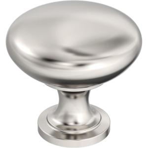 Amerock | Cabinet Knob | Oil Rubbed Bronze | 1-1/4 inch (32 mm) Diameter | Edona | 10 Pack | Drawer Knob | Cabinet Hardware(Polished Nickel)