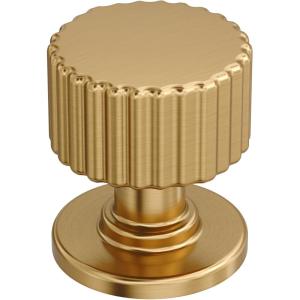 Amerock Ballard 1 inch (25mm) Diameter Matte Black Cabinet Knob, BP37640MB(Champagne Bronze)