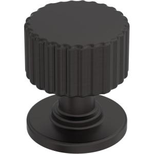 Amerock Ballard 1 inch (25mm) Diameter Matte Black Cabinet Knob, BP37640MB(Oil Rubbed Bronze)