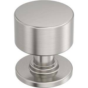 Amerock Balon 1 inch (25mm) Diameter Champagne Bronze Cabinet Knob, BP37480CZ(Satin Nickel)