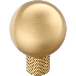 Amerock Collet 1-1/8 inch (29mm) Diameter Satin Nickel Cabinet Knob, BP37680G10(Champagne Bronze)
