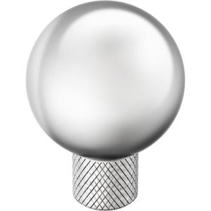 Amerock Collet 1-1/8 inch (29mm) Diameter Satin Nickel Cabinet Knob, BP37680G10(Polished Chrome)