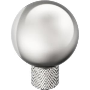 Amerock Collet 1-1/8 inch (29mm) Diameter Satin Nickel Cabinet Knob, BP37680G10(Polished Nickel)