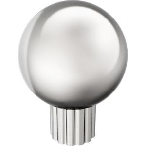 Amerock Cowrie 1-1/8 inch (29mm) Diameter Polished Chrome Cabinet Knob, BP3770026(Polished Nickel)