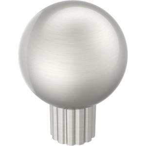 Amerock Cowrie 1-1/8 inch (29mm) Diameter Polished Chrome Cabinet Knob, BP3770026(Satin Nickel)