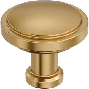 Amerock Faircrest 2 inch (51mm) Length Satin Nickel Cabinet Knob, BP37461G10(Champagne Bronze)