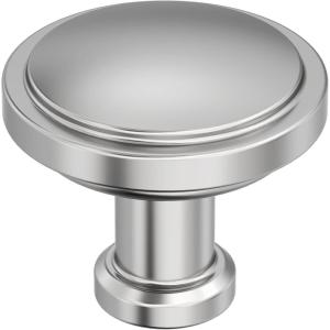 Amerock Faircrest 2 inch (51mm) Length Satin Nickel Cabinet Knob, BP37461G10(Polished Chrome)