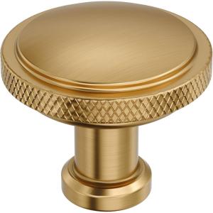 Amerock Faraday 2 inch (51mm) Length Matte Black Cabinet Knob, BP37741MB(Champagne Bronze)