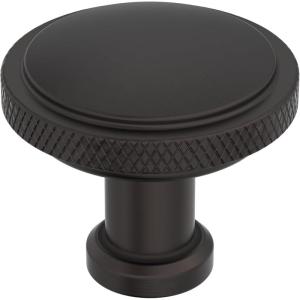 Amerock Faraday 2 inch (51mm) Length Matte Black Cabinet Knob, BP37741MB(Oil Rubbed Bronze)