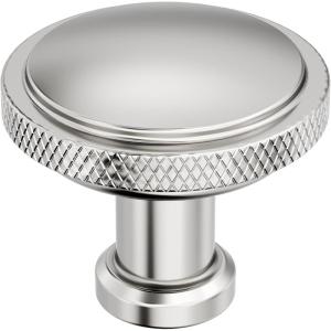 Amerock Faraday 2 inch (51mm) Length Matte Black Cabinet Knob, BP37741MB(Polished Nickel)