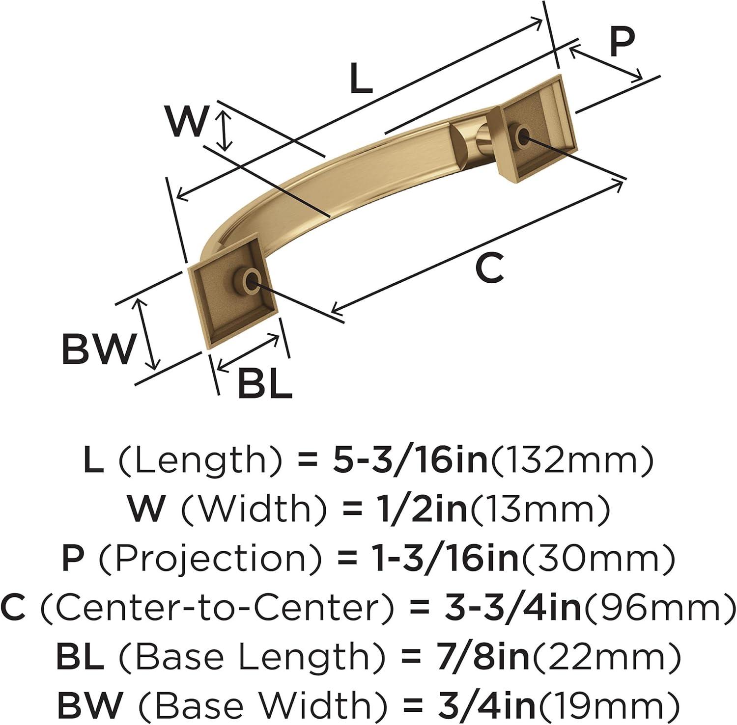 imageAmerock Appliance Pull Black Bronze 12 inch 305 mm Center to Center Candler 1 Pack Drawer Pull Drawer Handle Cabinet HardwareChampagne Bronze