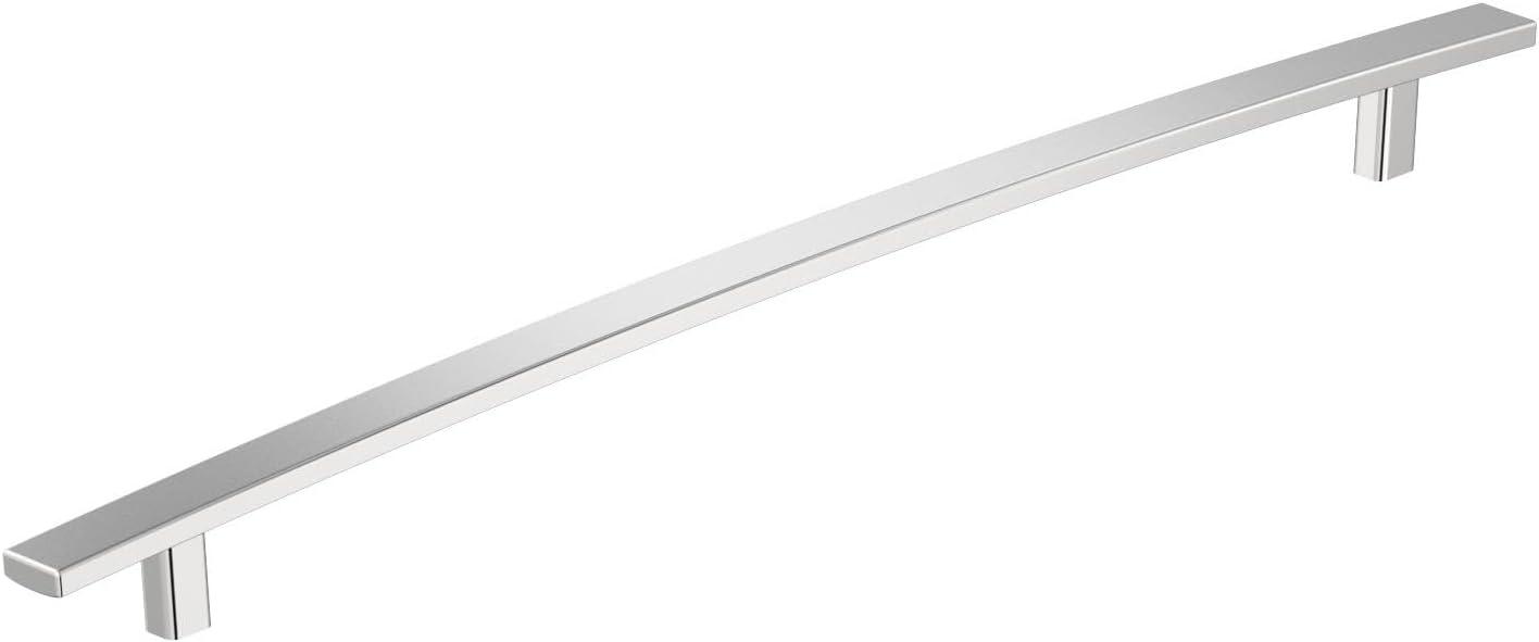 imageAmerock Appliance Pull Black Bronze 12 inch 305 mm Center to Center Cyprus 1 Pack Drawer Pull Drawer Handle Cabinet HardwarePolished Chrome