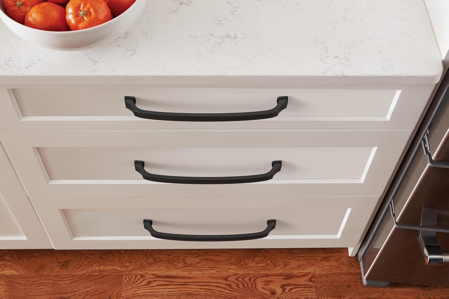 imageAmerock Appliance Pull Black Bronze 12 inch 305 mm Center to Center Revitalize 1 Pack Drawer Pull Drawer Handle Cabinet HardwareBlack Bronze