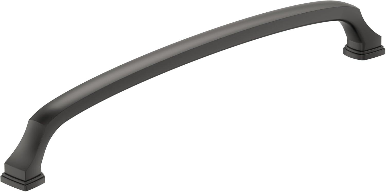 imageAmerock Appliance Pull Black Bronze 12 inch 305 mm Center to Center Revitalize 1 Pack Drawer Pull Drawer Handle Cabinet HardwareBlack Bronze