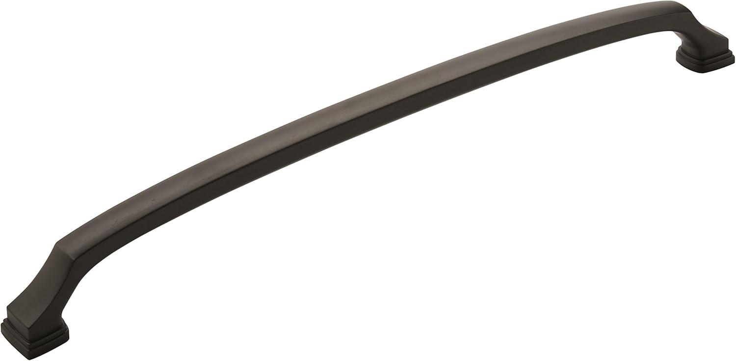 imageAmerock Appliance Pull Black Bronze 12 inch 305 mm Center to Center Revitalize 1 Pack Drawer Pull Drawer Handle Cabinet HardwareBlack Bronze