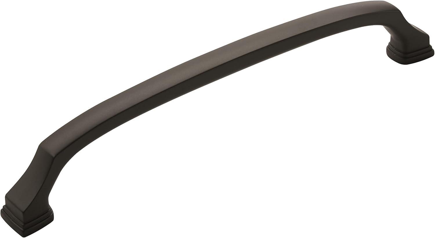 imageAmerock Appliance Pull Black Bronze 12 inch 305 mm Center to Center Revitalize 1 Pack Drawer Pull Drawer Handle Cabinet HardwareBlack Bronze