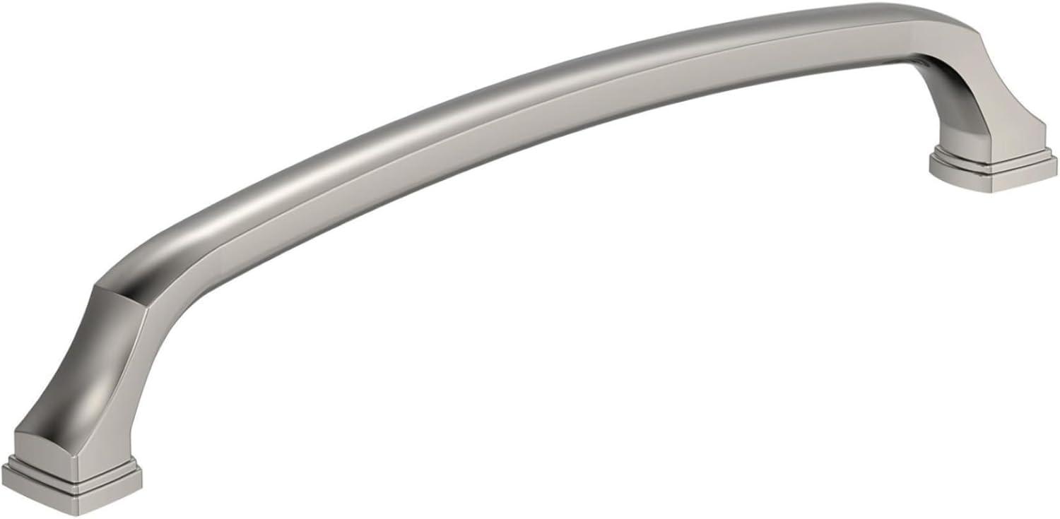 imageAmerock Appliance Pull Black Bronze 12 inch 305 mm Center to Center Revitalize 1 Pack Drawer Pull Drawer Handle Cabinet HardwarePolished Nickel