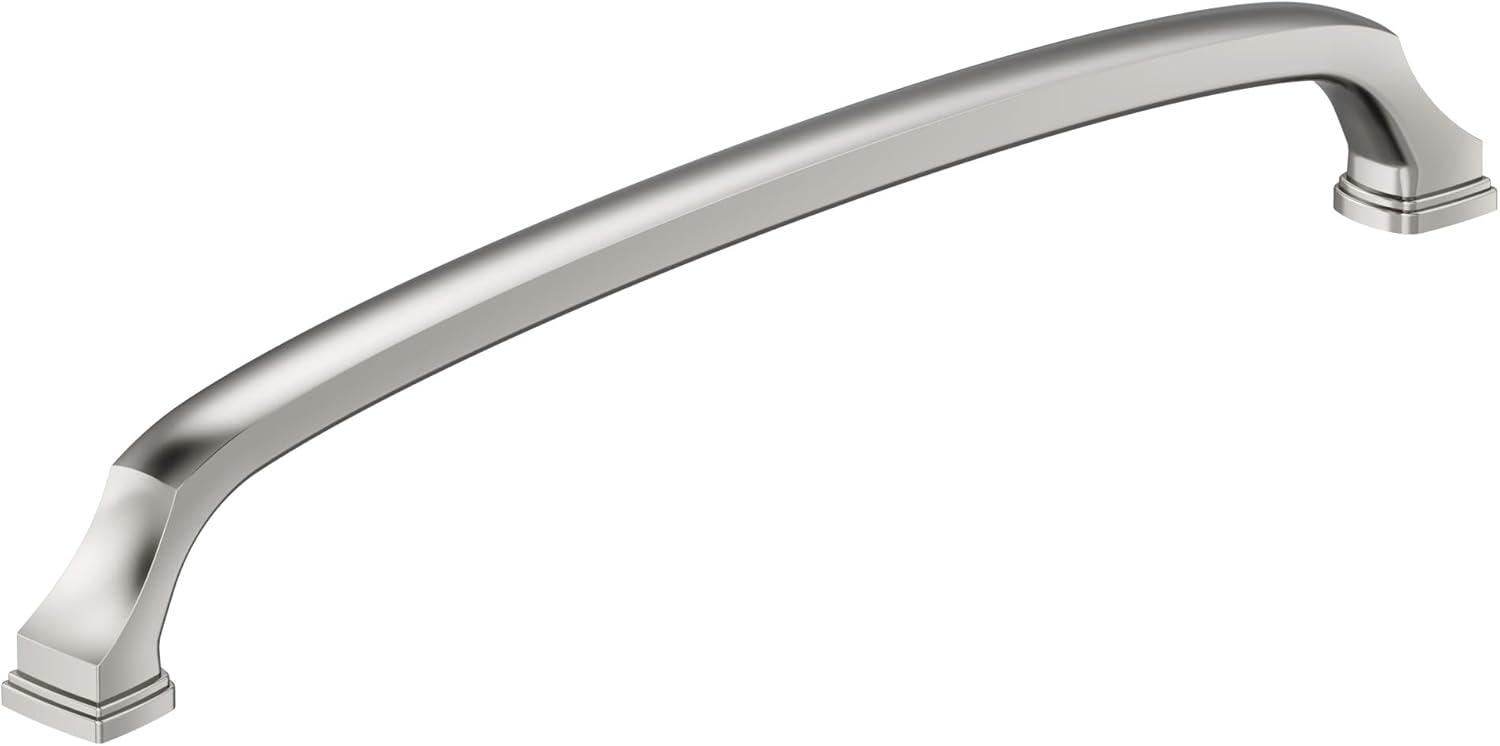 imageAmerock Appliance Pull Black Bronze 12 inch 305 mm Center to Center Revitalize 1 Pack Drawer Pull Drawer Handle Cabinet HardwarePolished Nickel