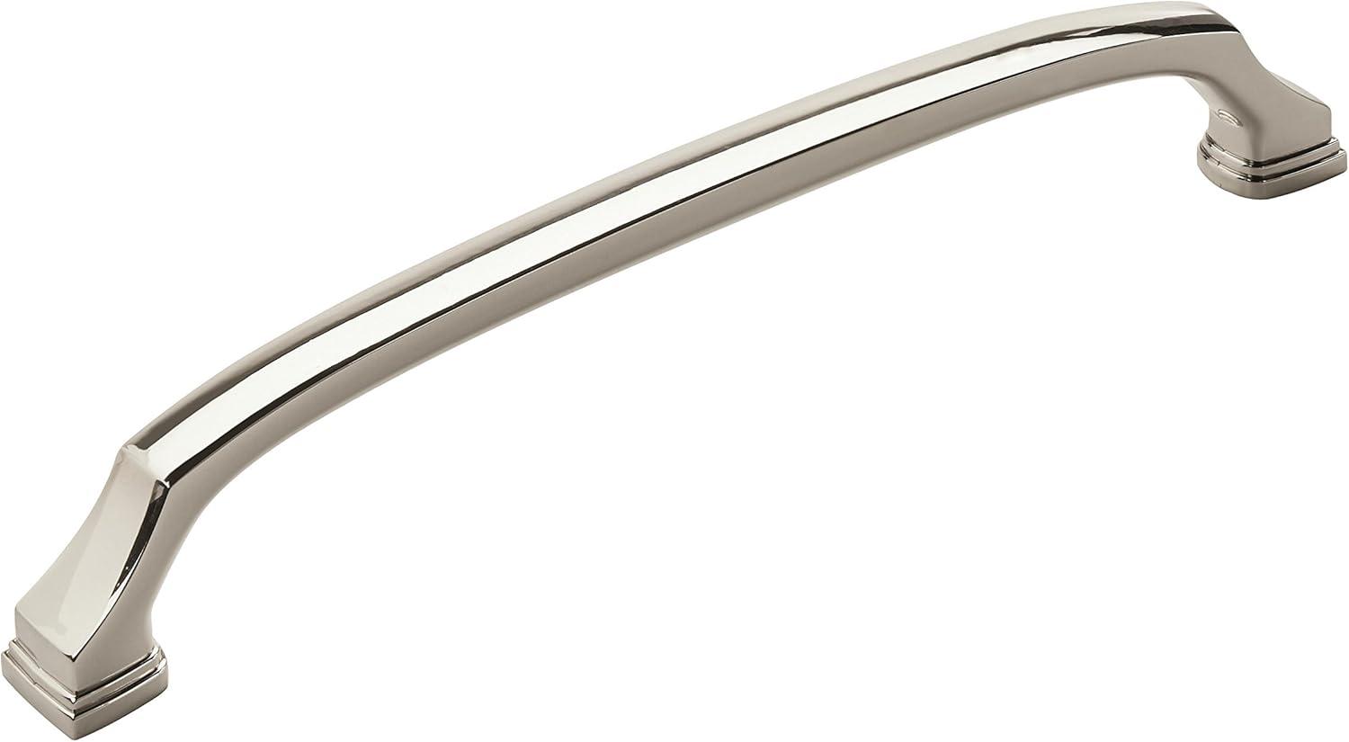 imageAmerock Appliance Pull Black Bronze 12 inch 305 mm Center to Center Revitalize 1 Pack Drawer Pull Drawer Handle Cabinet HardwarePolished Nickel