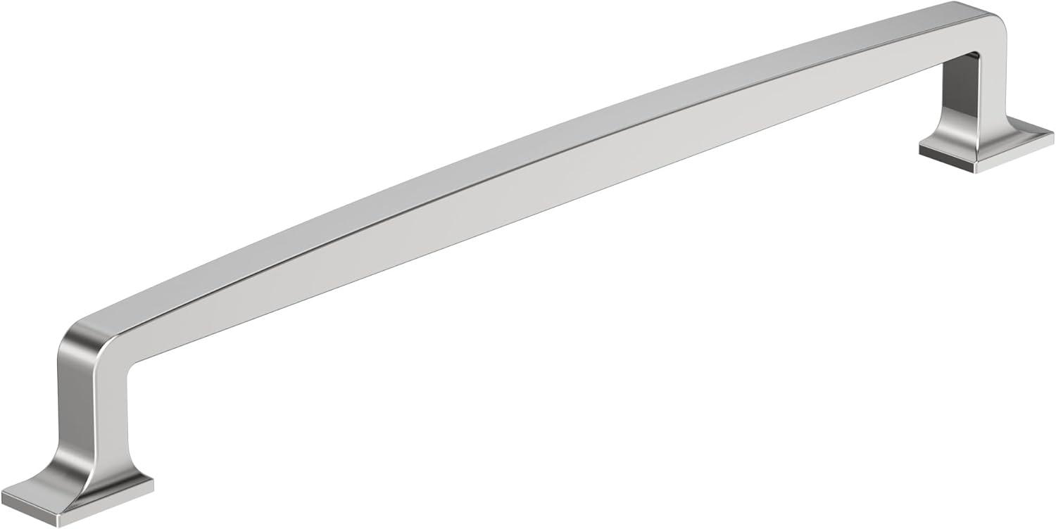 imageAmerock Appliance Pull Black Bronze 18 inch 457 mm Center to Center Westerly 1 Pack Drawer Pull Drawer Handle Cabinet HardwarePolished Chrome